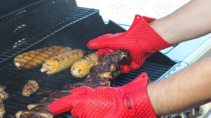 Silicone grill gloves, $6 with code 32ODWDMB